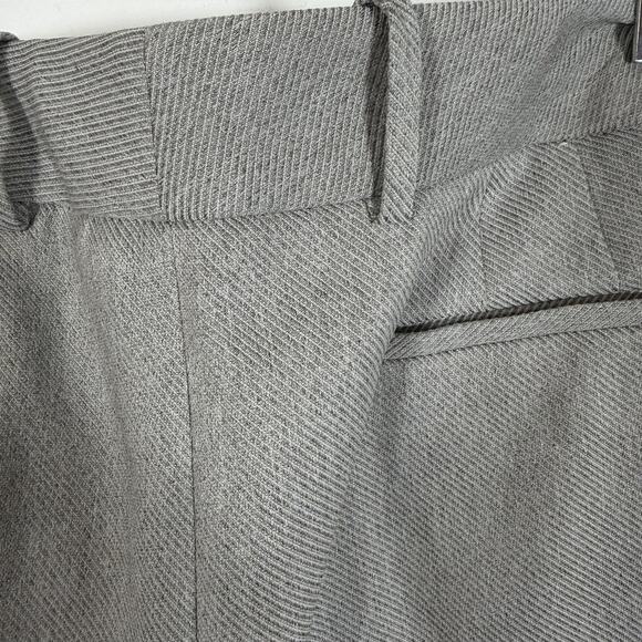Calvin Klein Slim Fit Gray Dress Pants Slacks Trousers Size 16 Textured Stretch - Picture 6 of 8